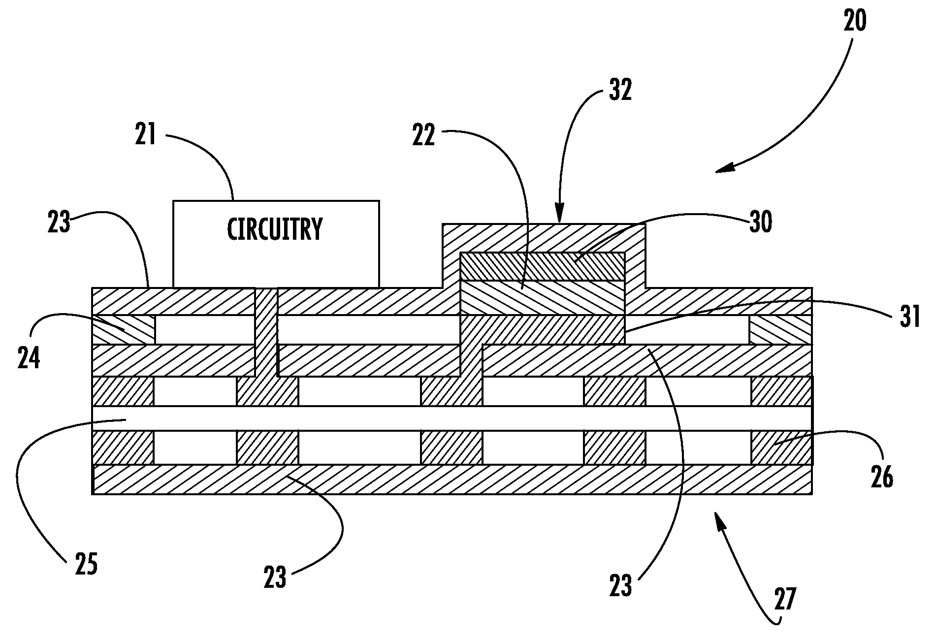 Three-dimensional liquid crystal polymer multilayer circuit board including membrane switch and related methods