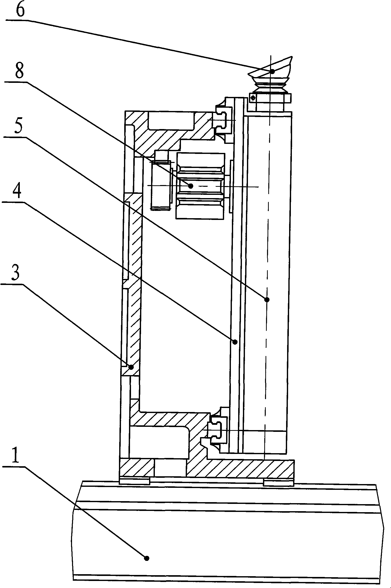 Flexible retaining fixture for metal plate series part