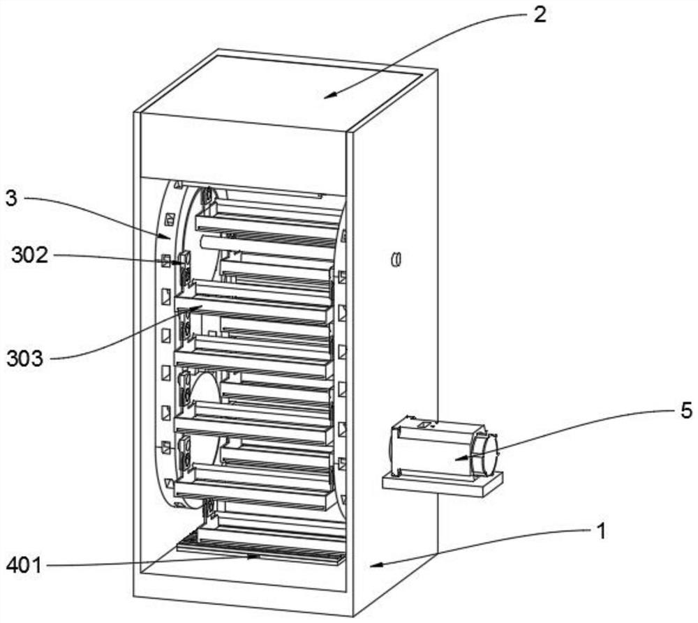 Sterile rapid unfreezing mechanism for food processing workshop