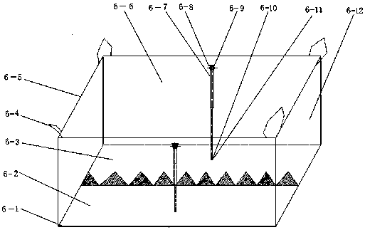 A lifting and unloading device for digging holes in underground pipe gallery shafts