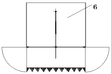 A lifting and unloading device for digging holes in underground pipe gallery shafts