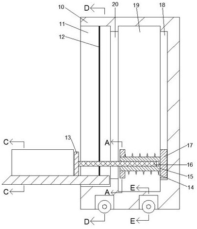 Anti-collision package loading device