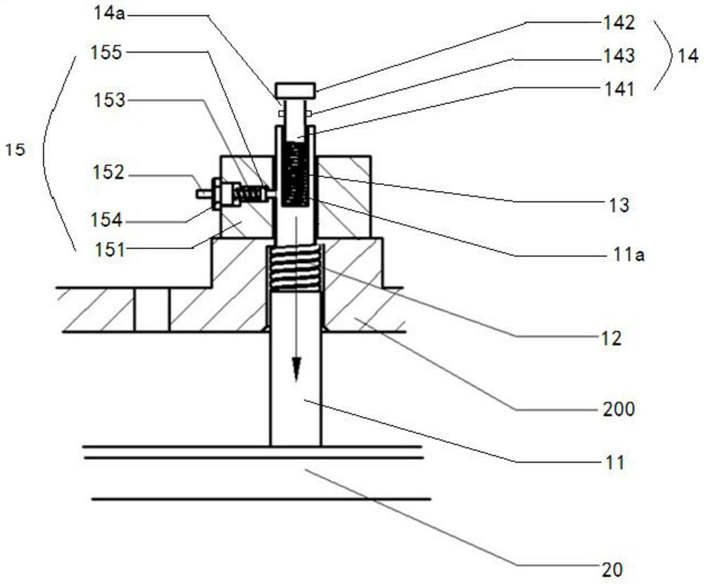 Water surface aircraft model water landing buffer shock absorber and water surface aircraft model