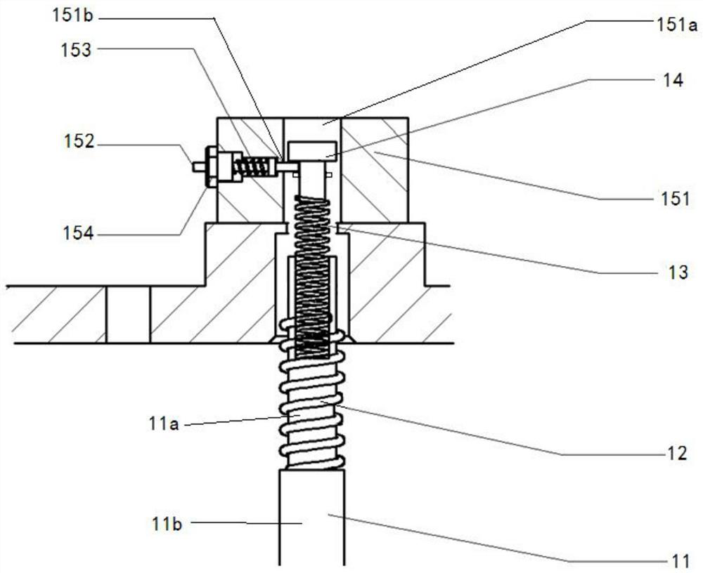 Water surface aircraft model water landing buffer shock absorber and water surface aircraft model