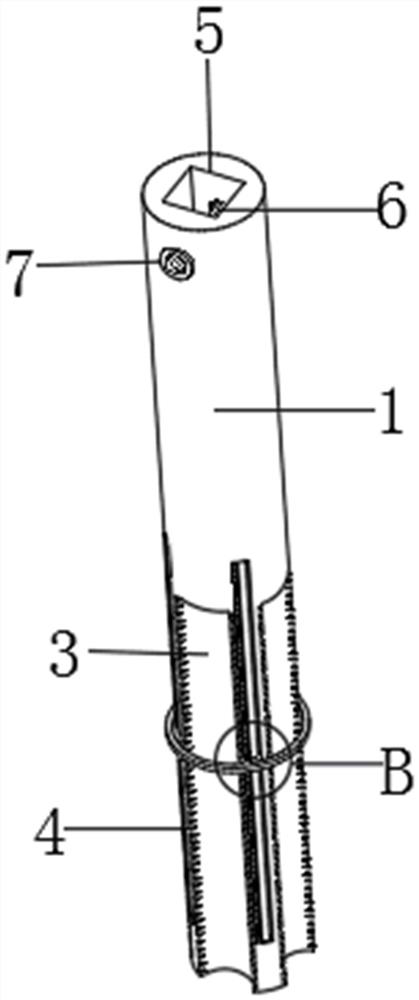 A kind of bone tap with anti-slip wire and using method thereof