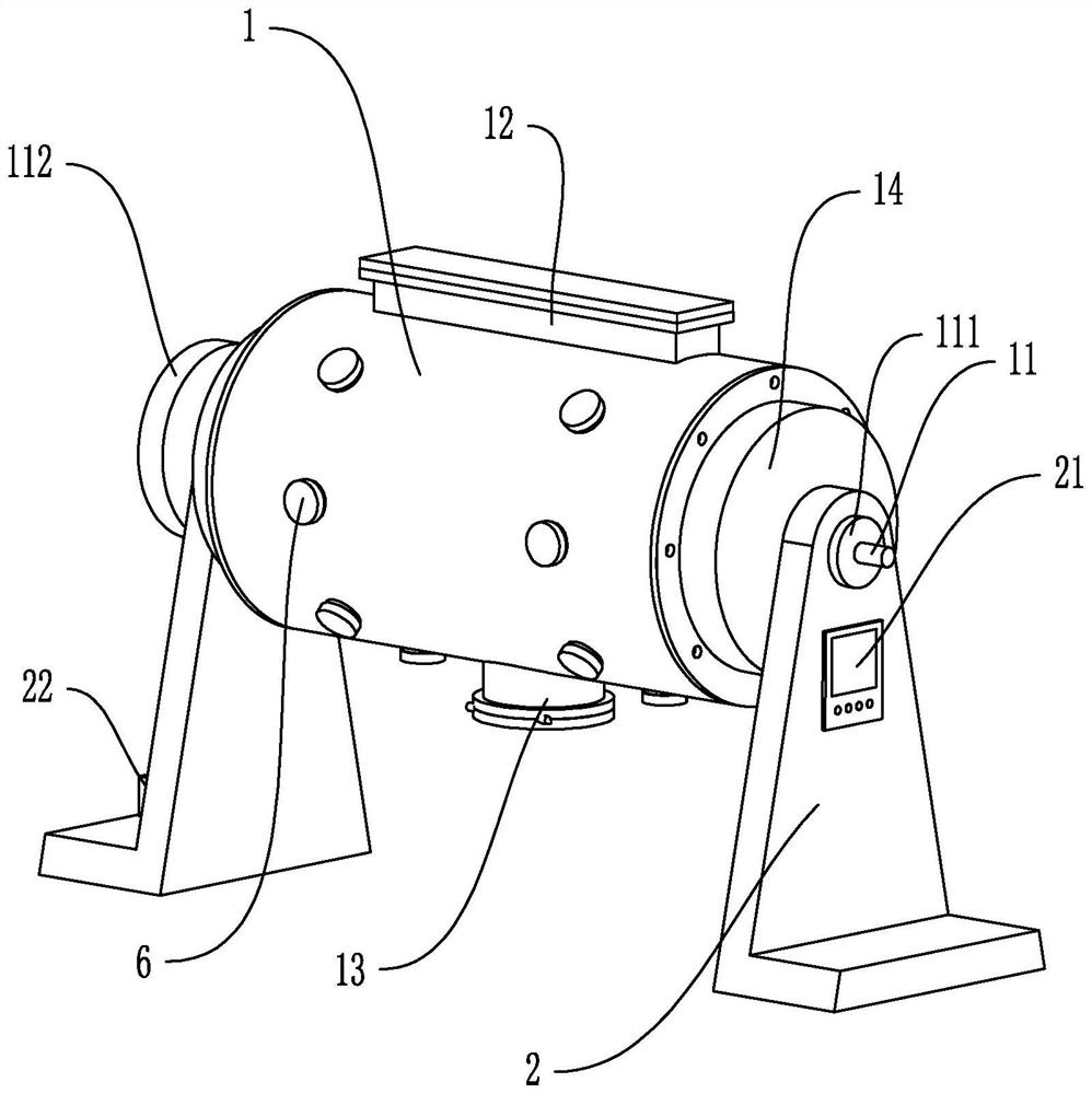 Stirring device for premixed mortar