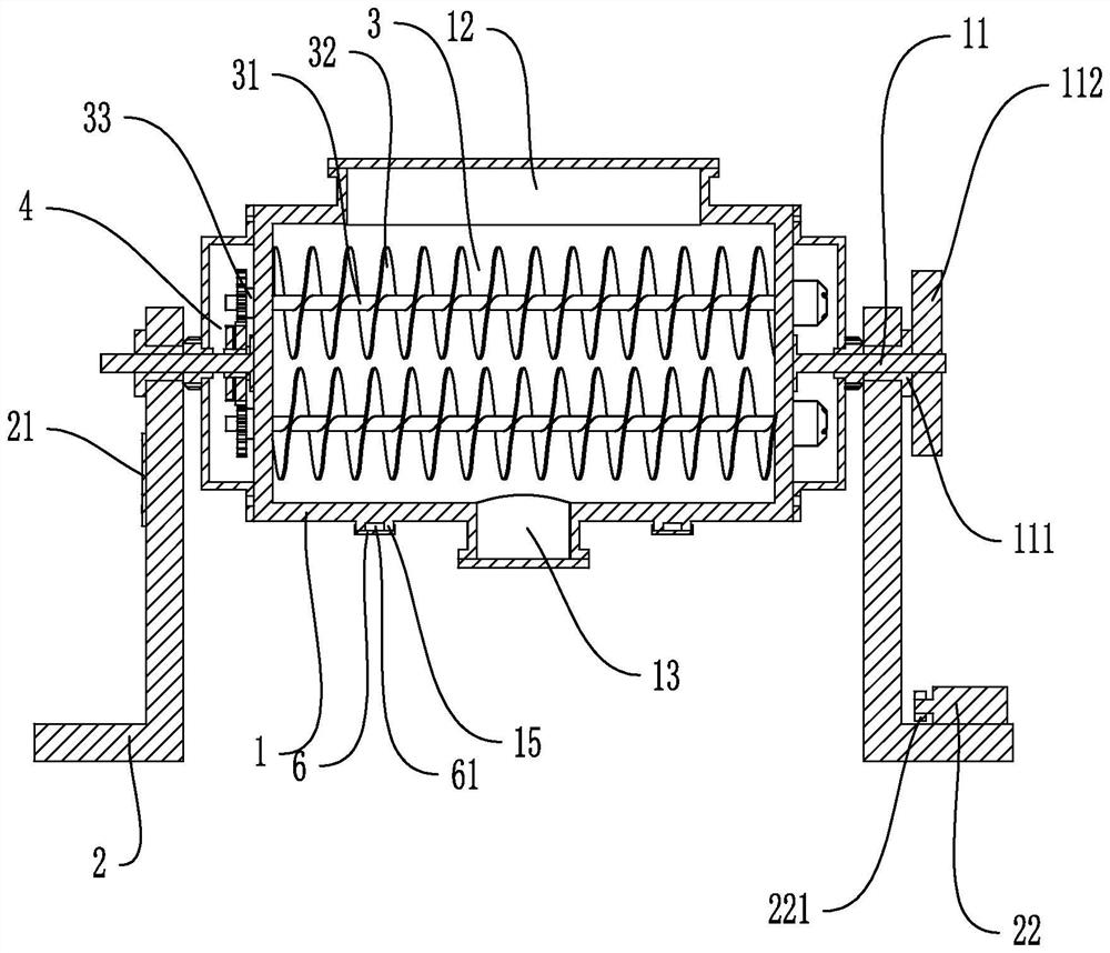 Stirring device for premixed mortar