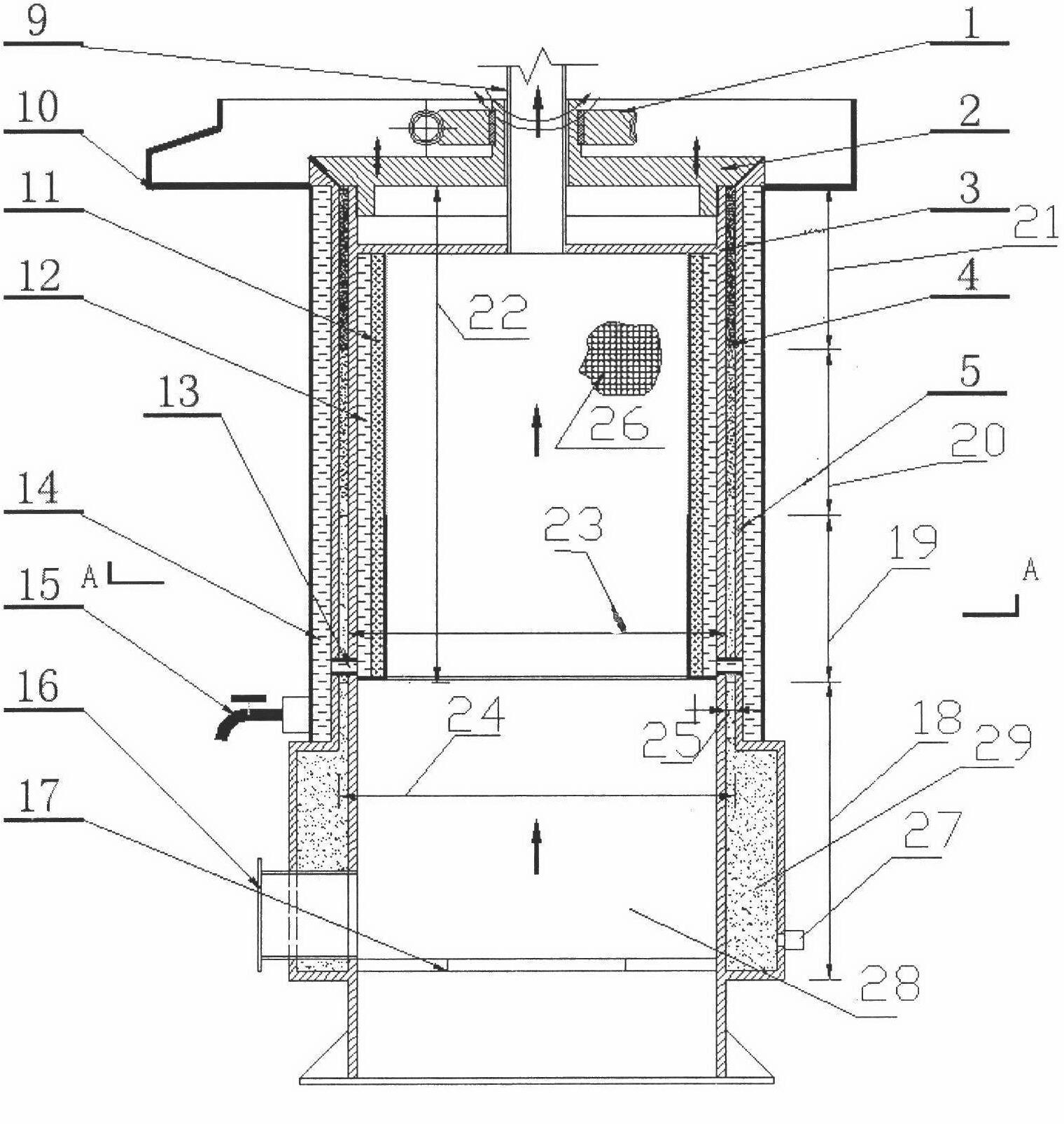 Cylindrical gap type continuous filter press