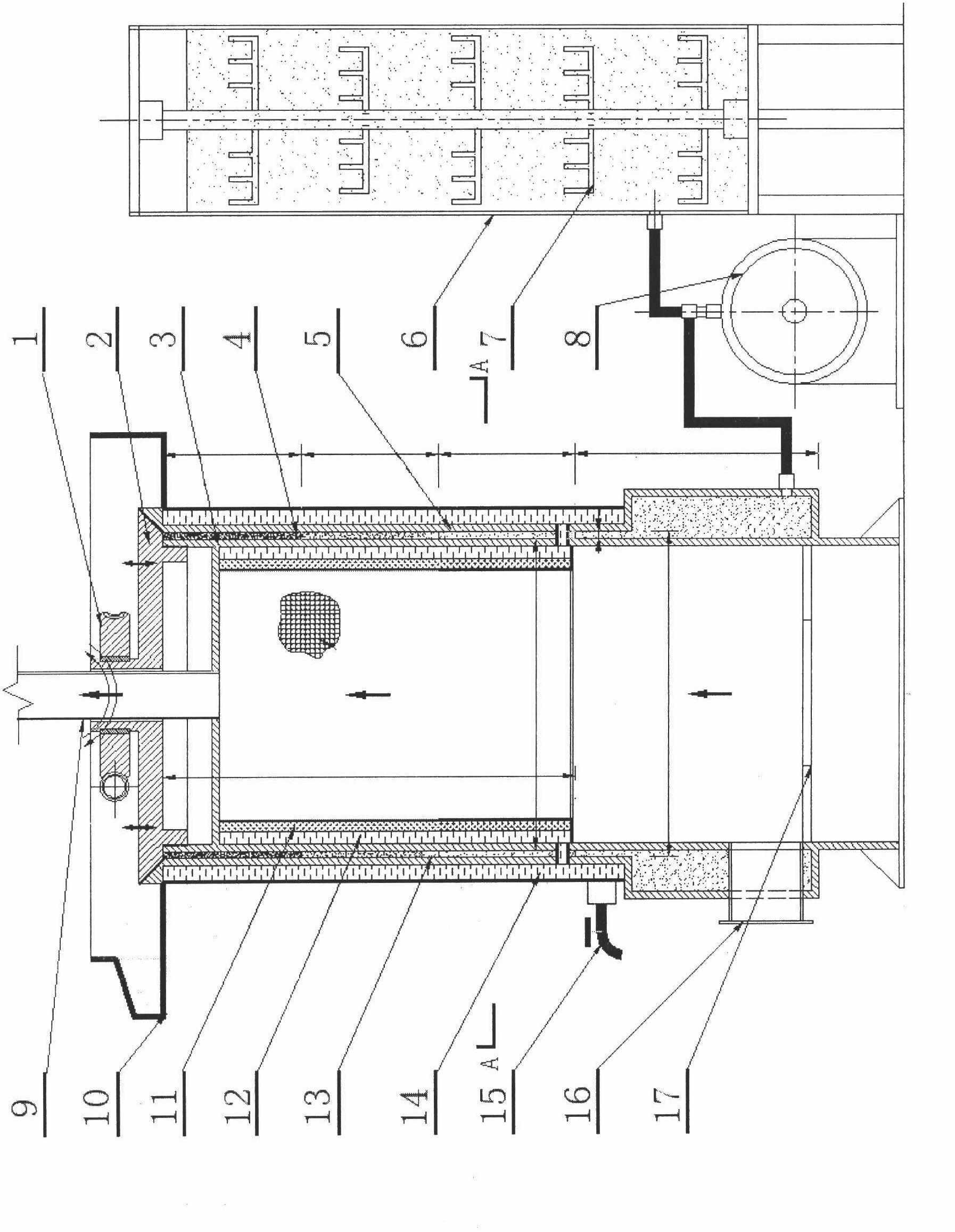 Cylindrical gap type continuous filter press