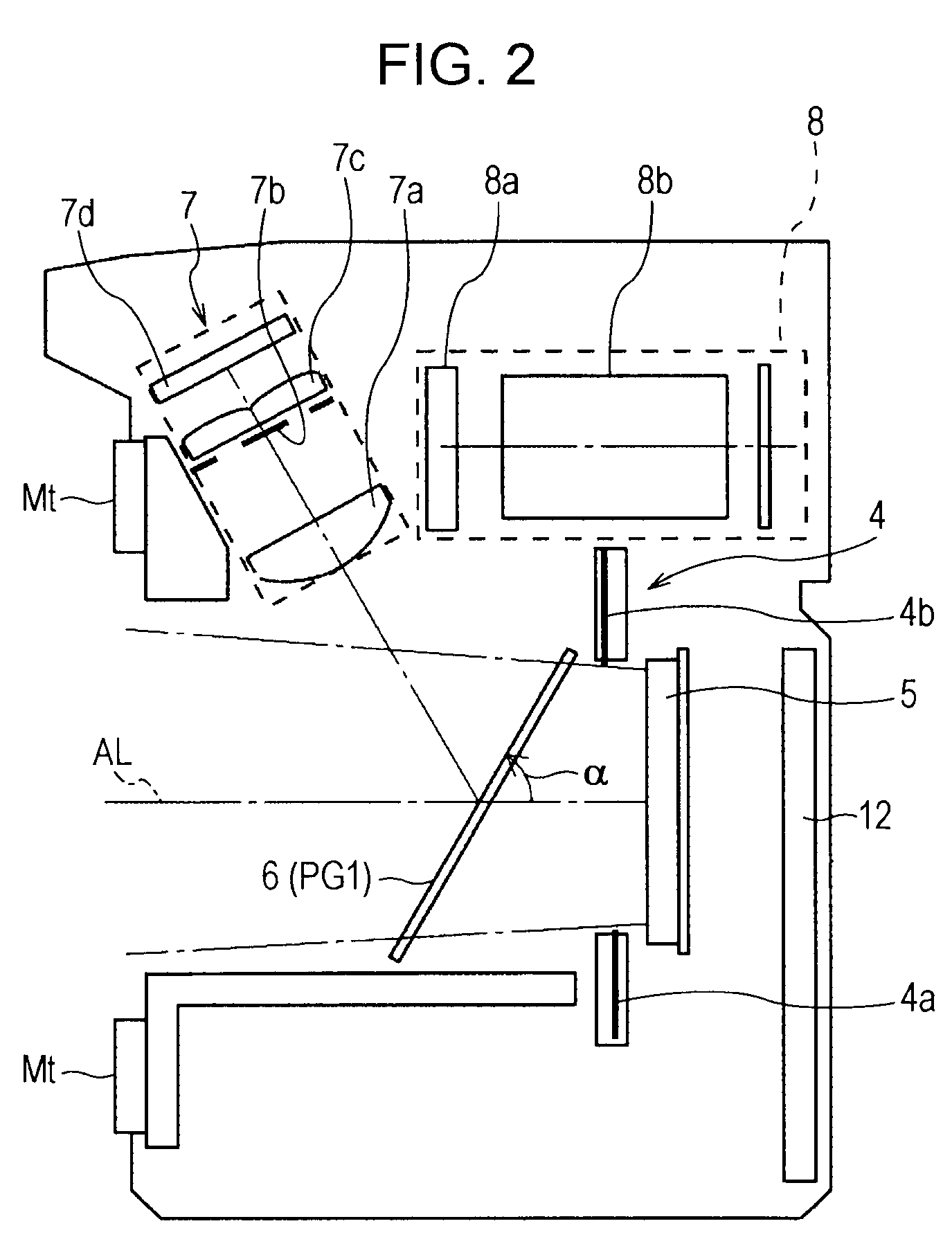 Image pickup apparatus with movable half mirror for auto focusing