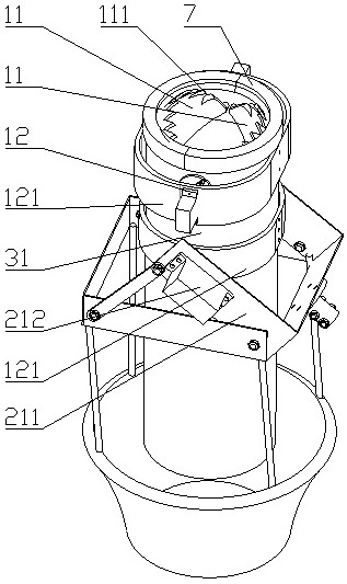 Walking automatic fruit picking collection robot