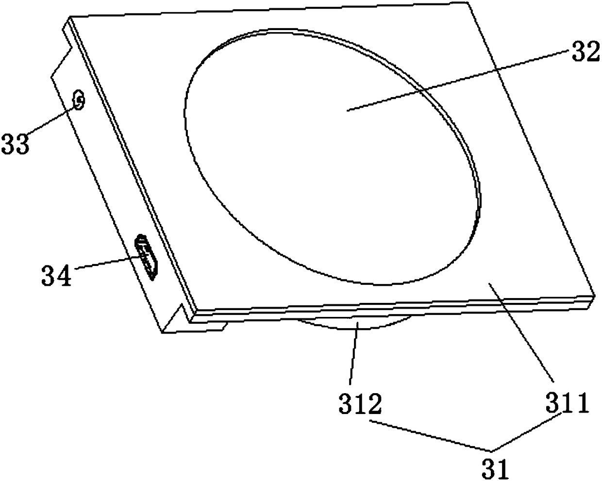 Projector and image shielding system provided with projector