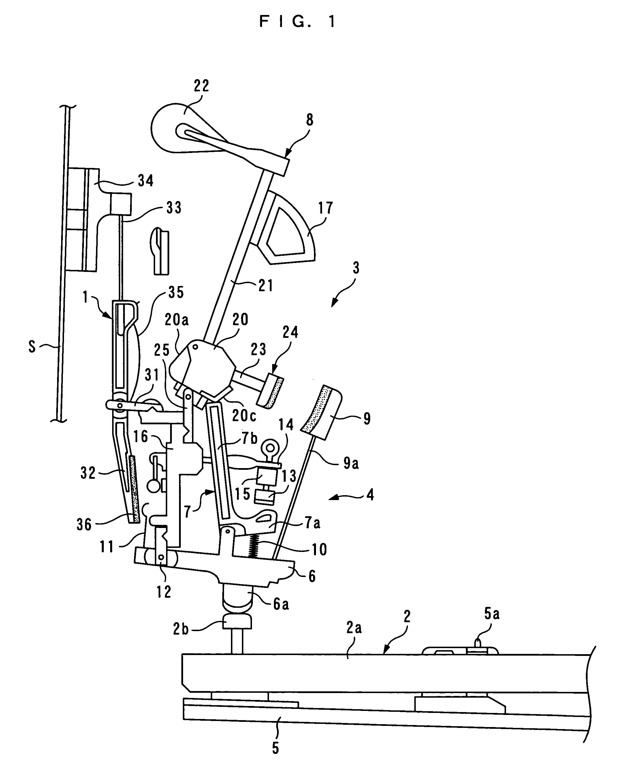 Damper lever for upright piano