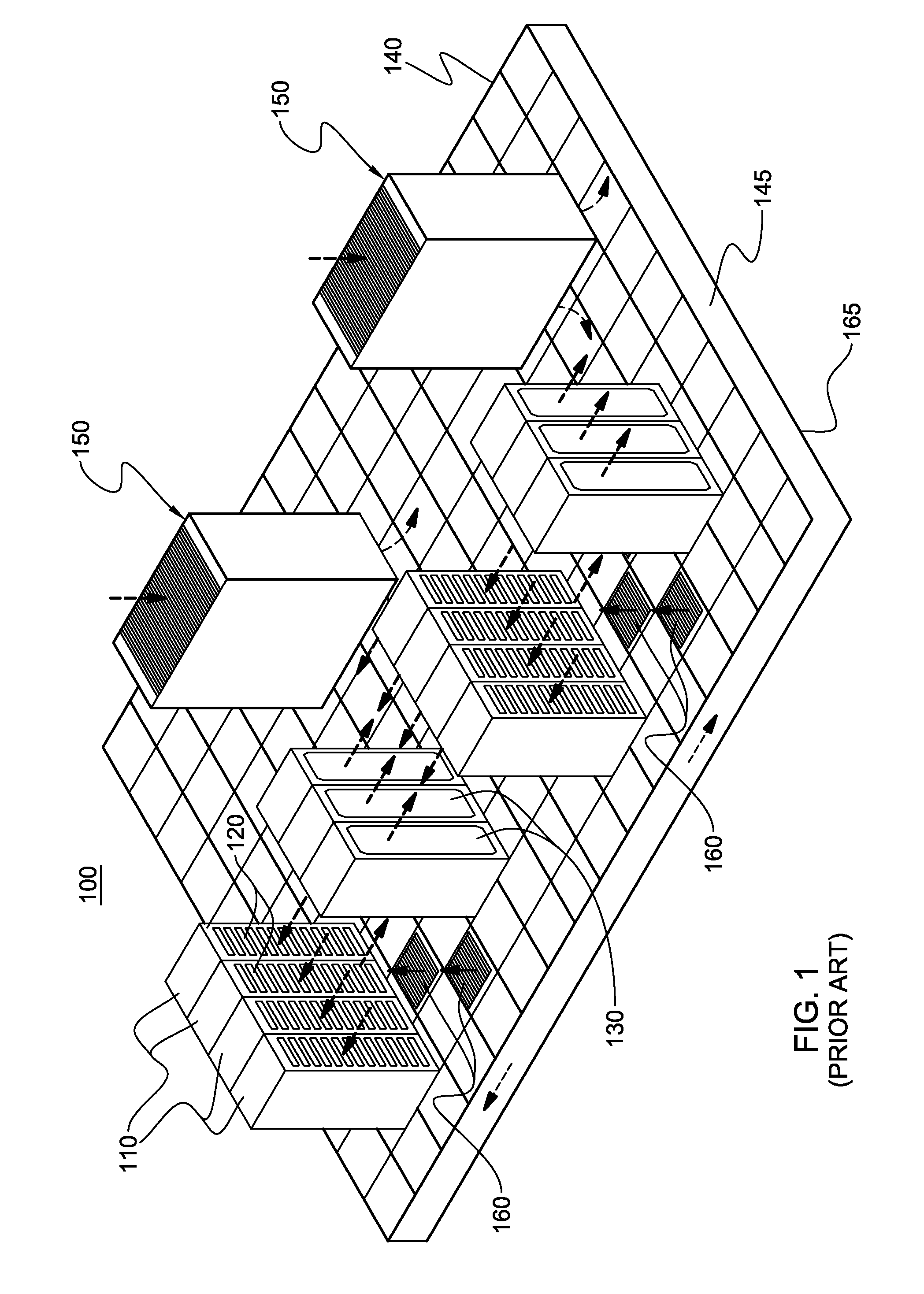 Vapor condenser with three-dimensional folded structure