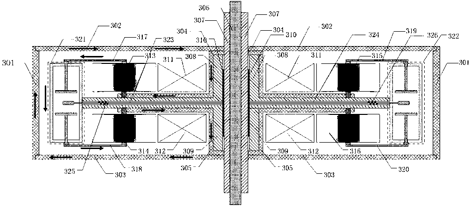 Capacitive voltage division type self-triggering linear transformer driver