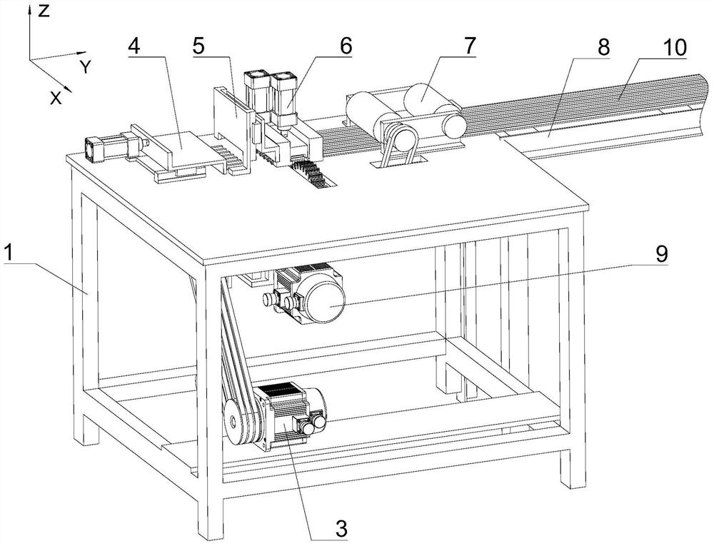 A pin shaft milling machine