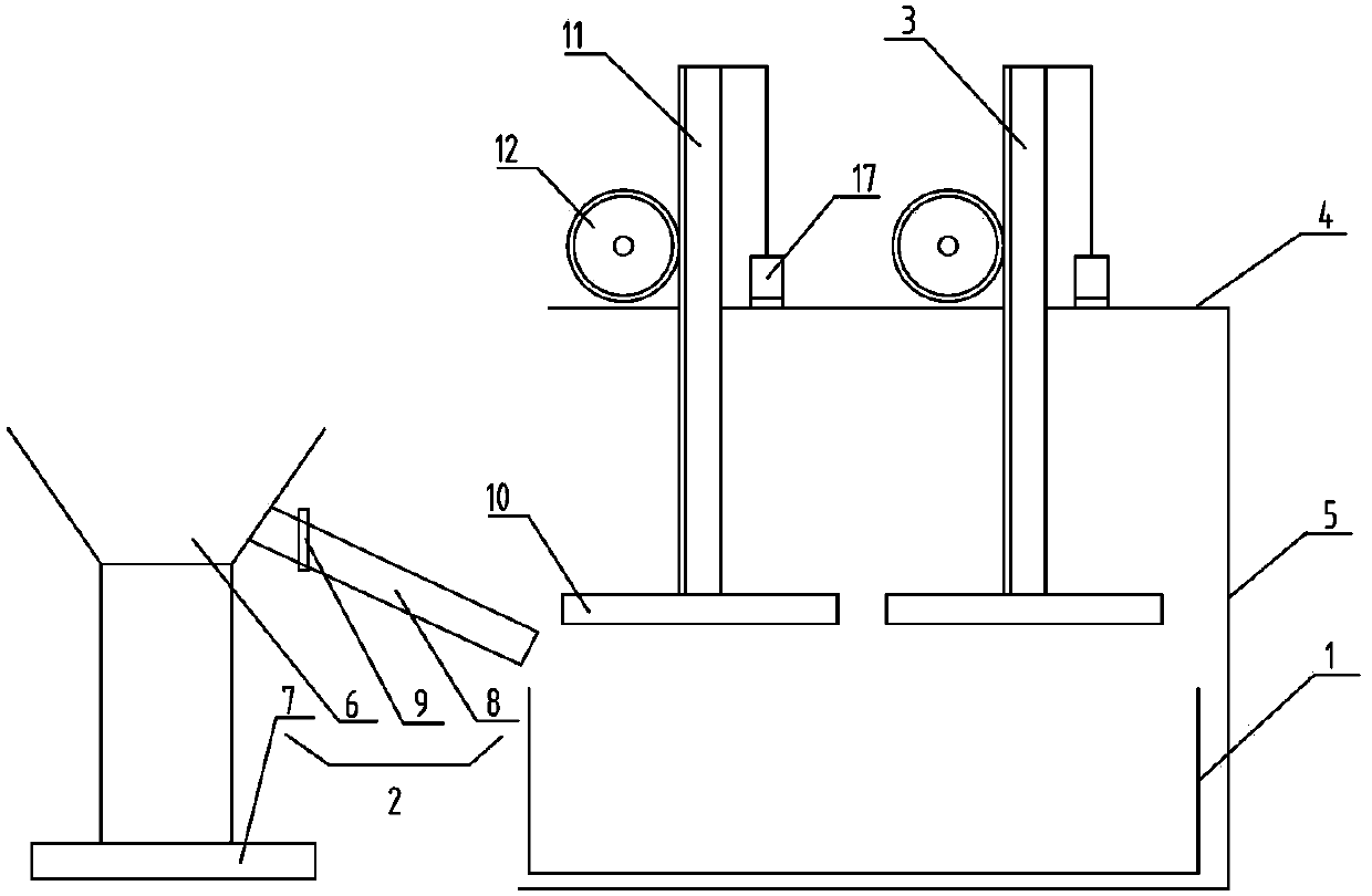 Coke oven tamping machine for tests and uniform density control method thereof