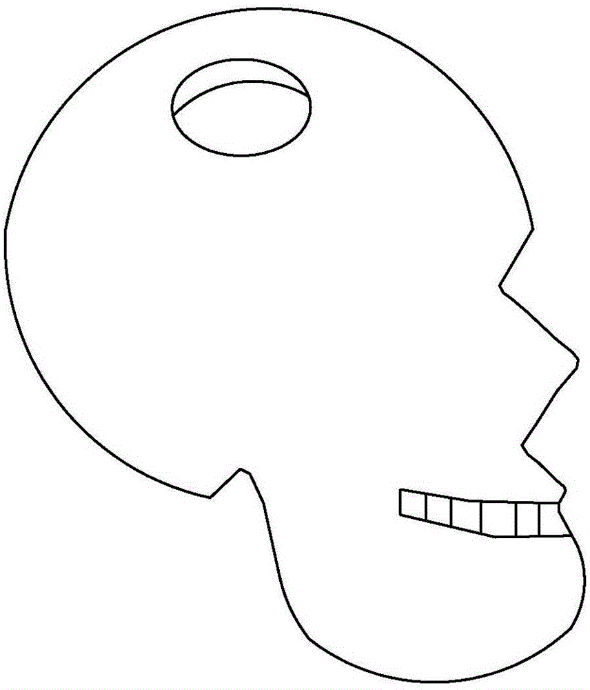 Skull replacing apparatus of 3D print and manufacturing method thereof