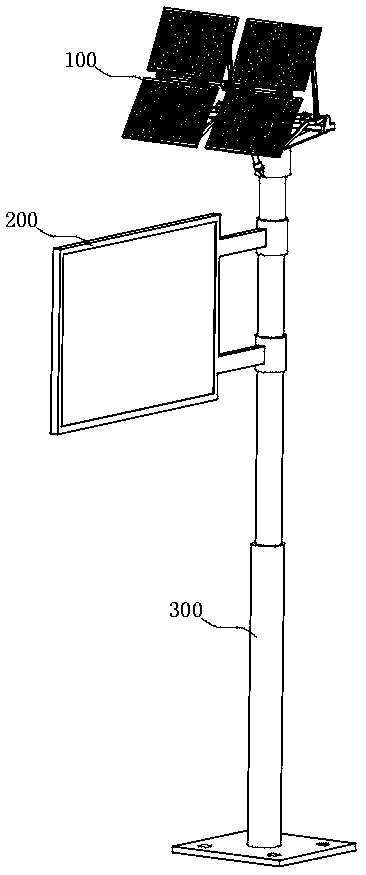 Guideboard indicating device for municipal engineering