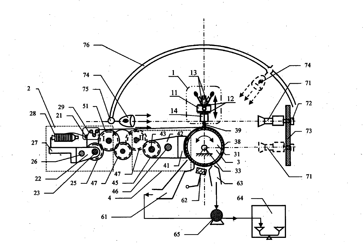 Measuring device and method for fluffing and balling shape as well as hair bulb stripping of yarn