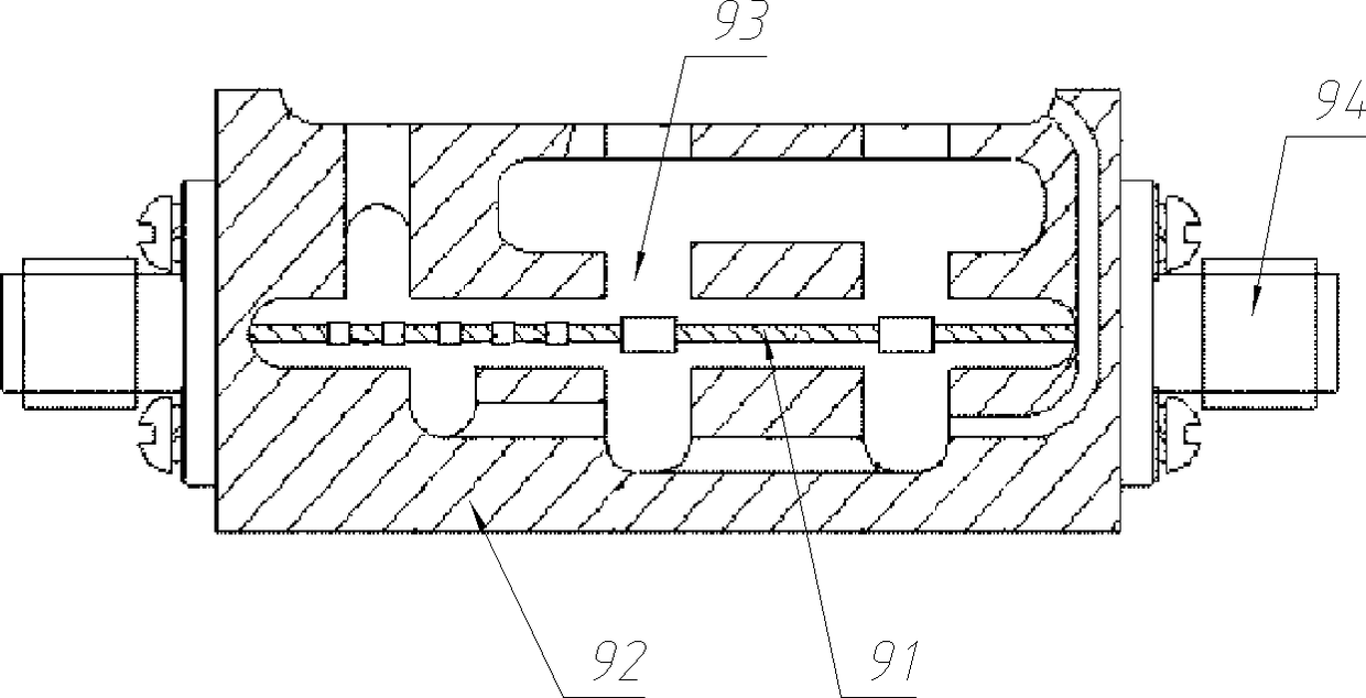 Coaxial rotating microstrip sealed connector