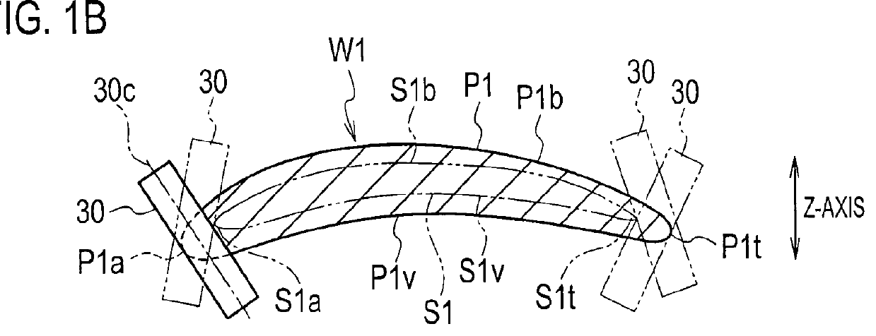 Wing surface finishing method and wing component