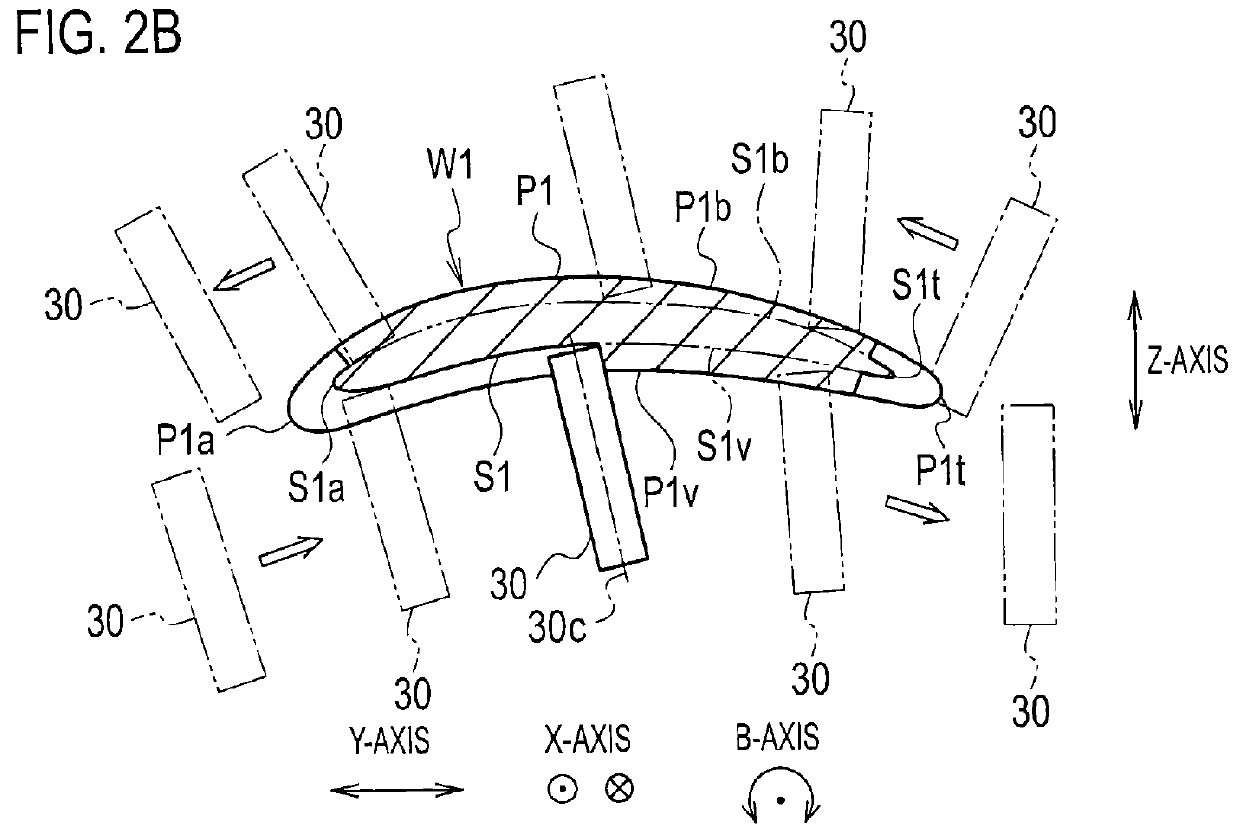 Wing surface finishing method and wing component