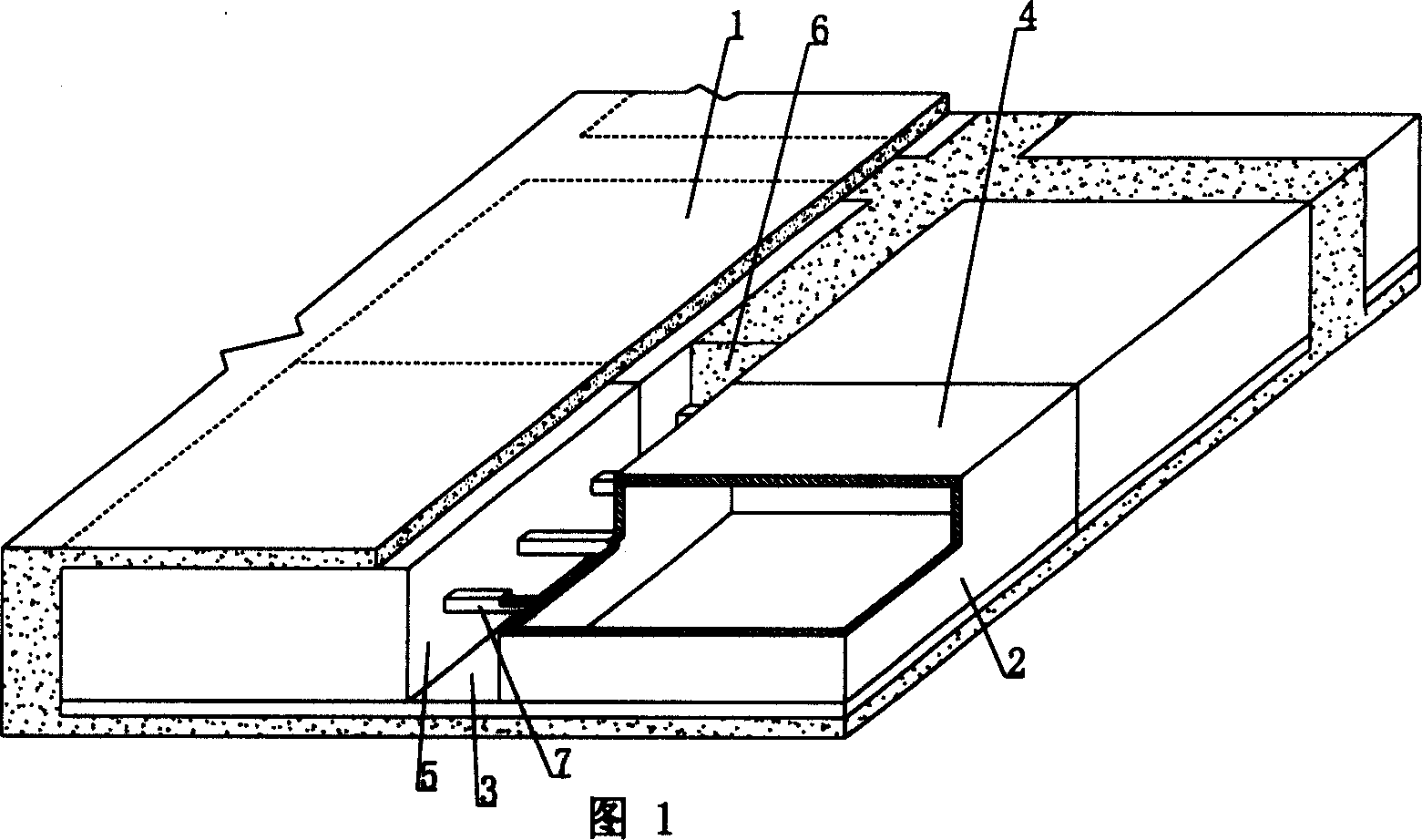 Hollow reinforced concrete board