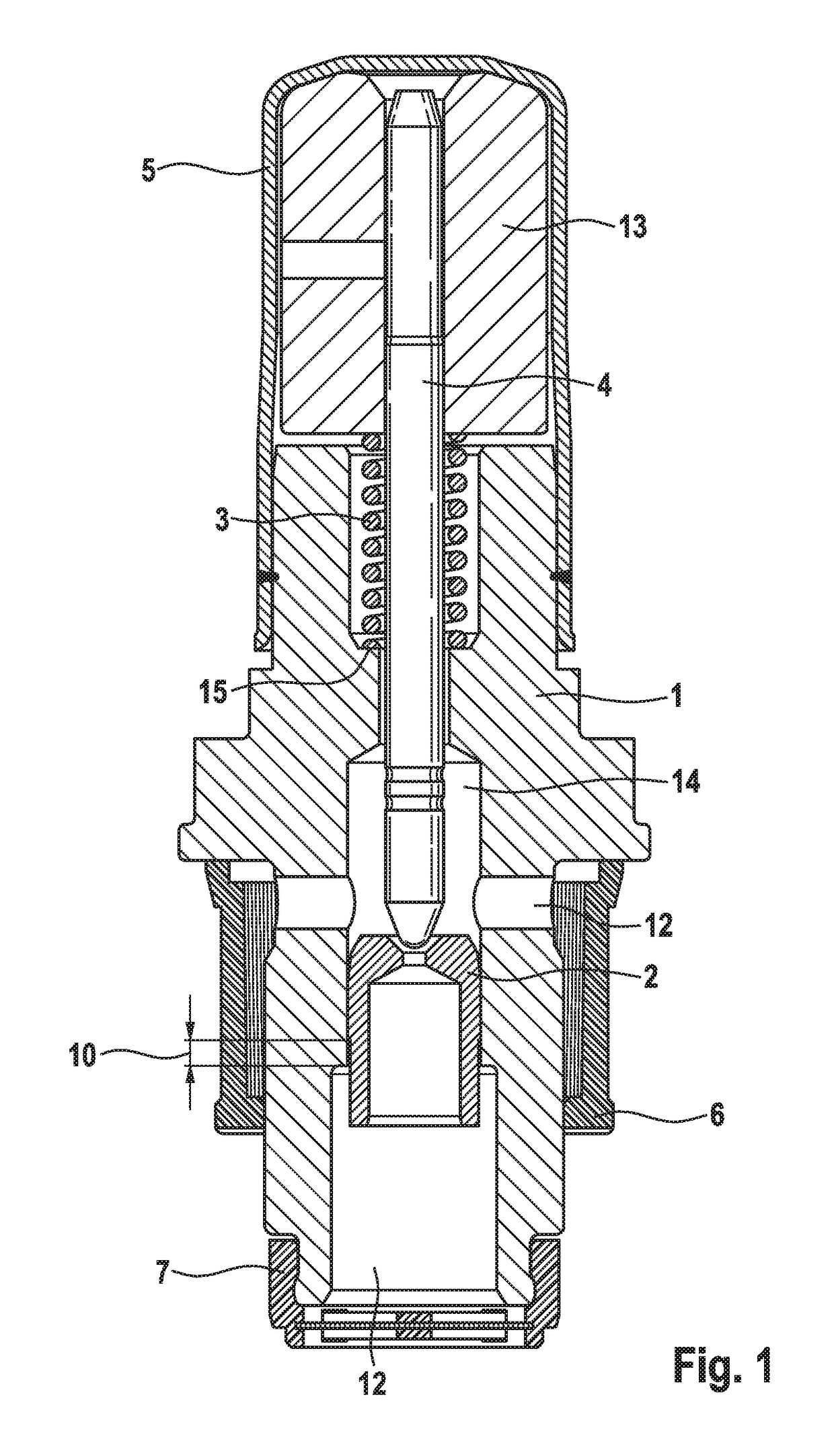 Solenoid valve, in particular for slip-regulated motor-vehicle brake systems