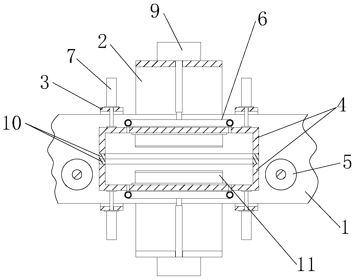 Drying device for automatic dyeing machine