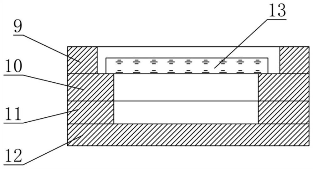 Probe for measuring thermal conductivity and preparation method thereof