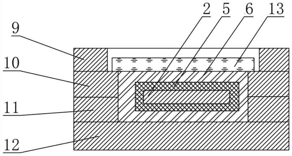 Probe for measuring thermal conductivity and preparation method thereof