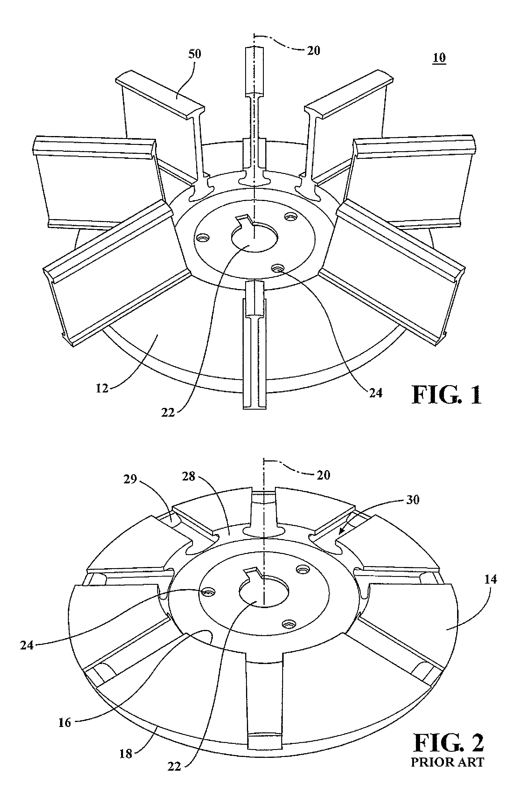 Shot blast cleaning wheel blade and blade and wheel combination