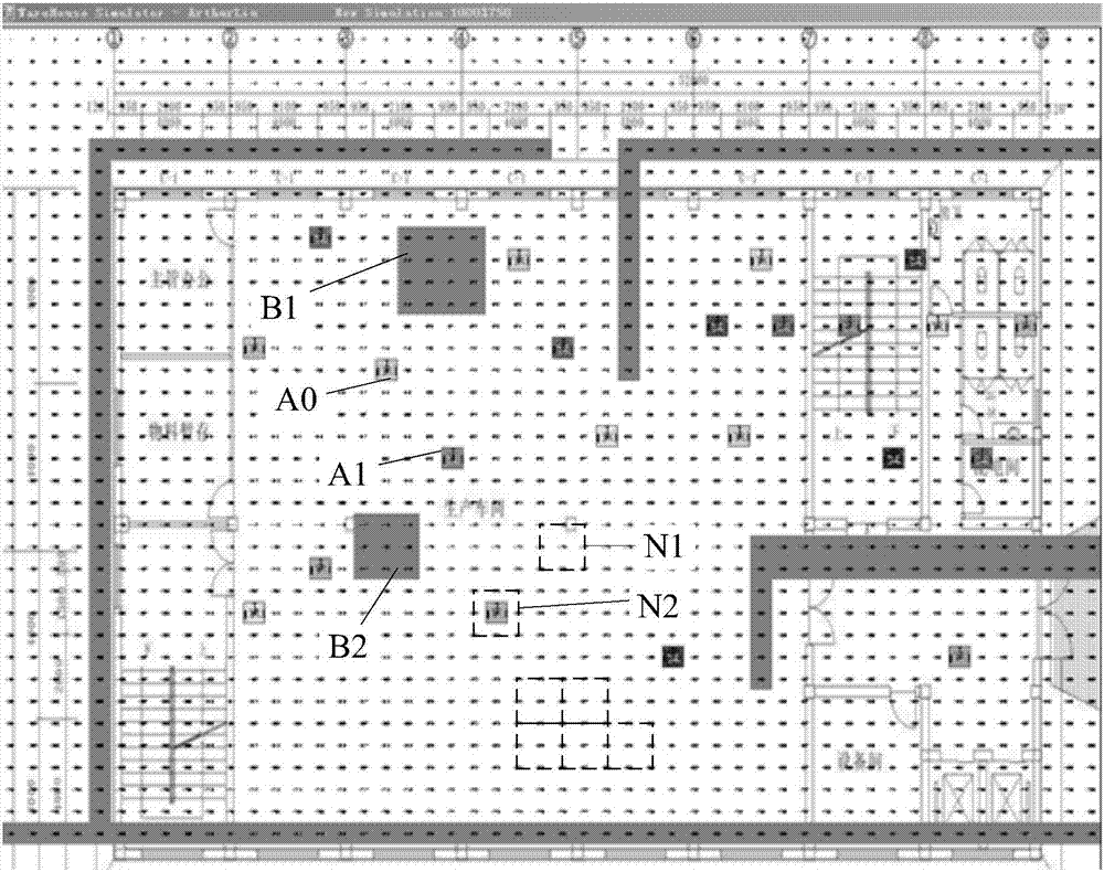 Route planning method and system of multiple moving robots