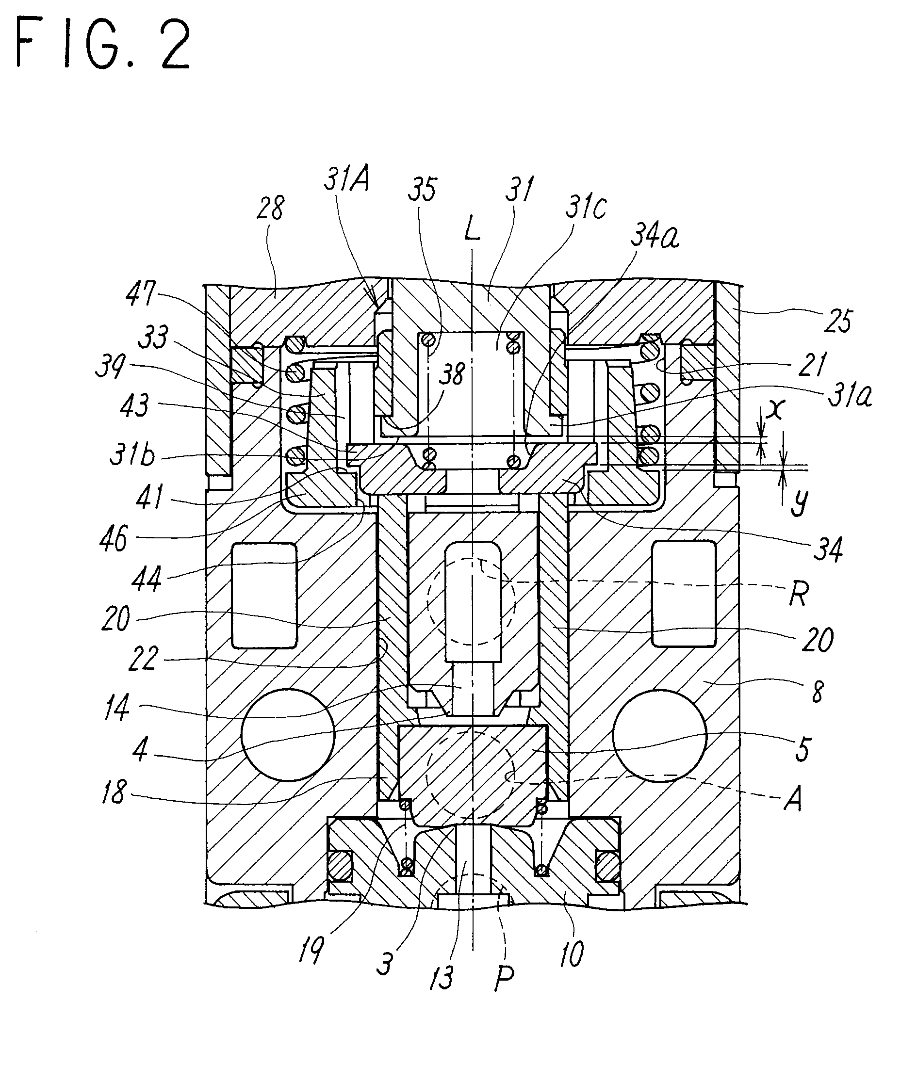 Solenoid valve having a hollow cap mounted on a leading end of a movable iron core