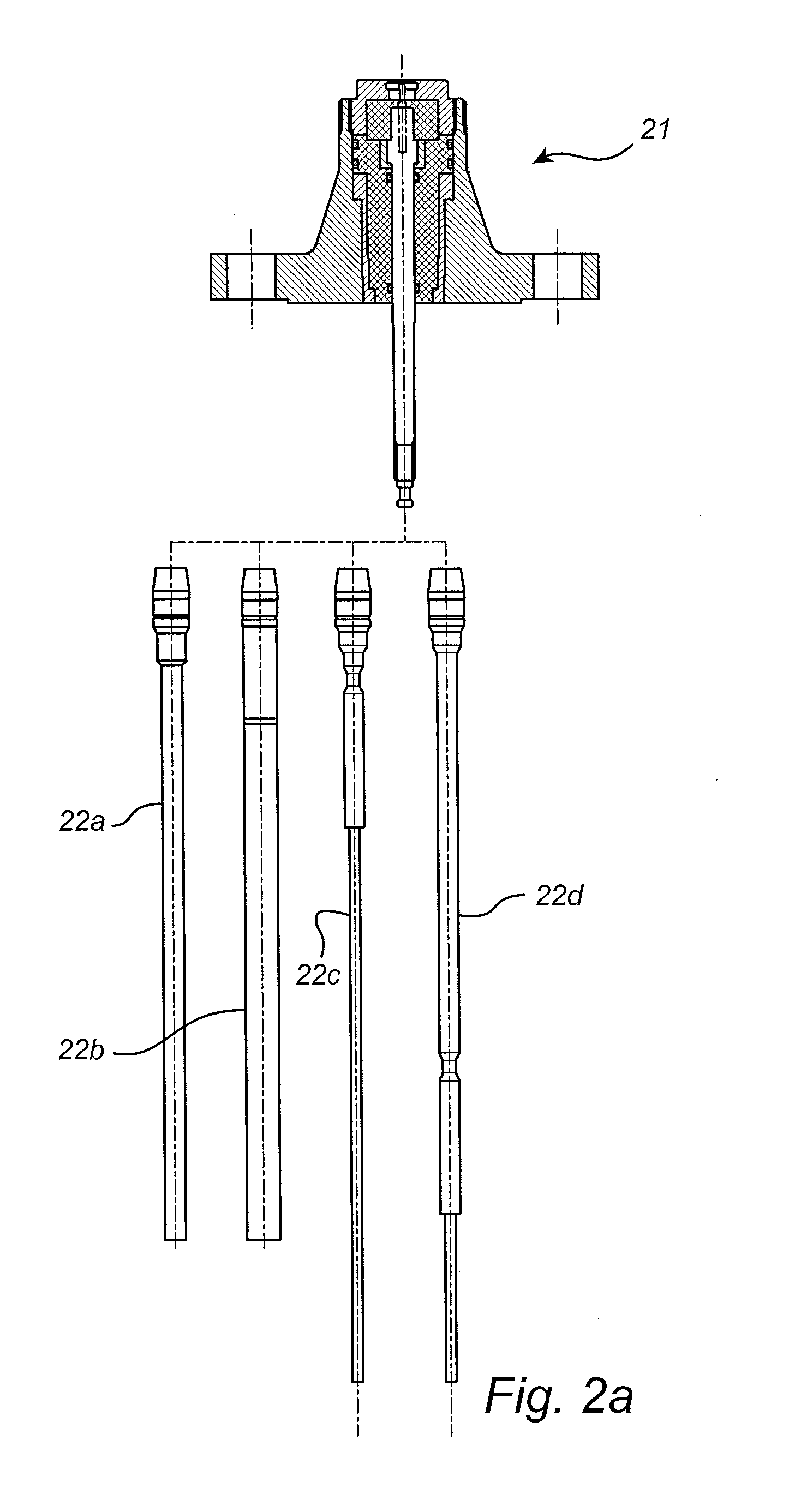 Tank feed through structure for a radar level gauge