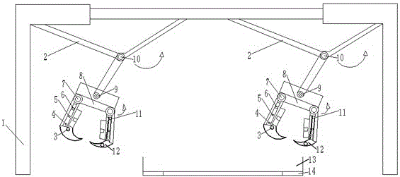 Symmetrical object hoisting device