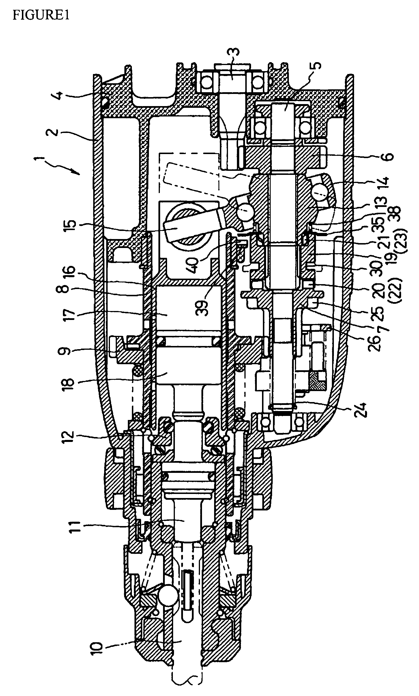 Hammer drill with a mechanism for preventing inadvertent hammer blows