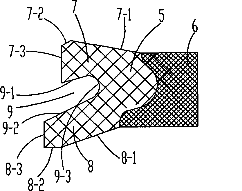 Compound type rotating axle seal