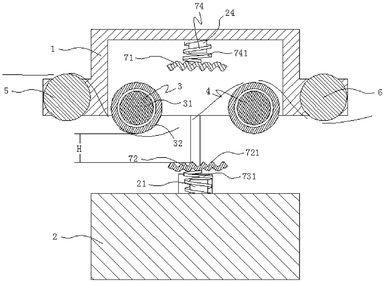 Apparatus used for processing PVC membrane