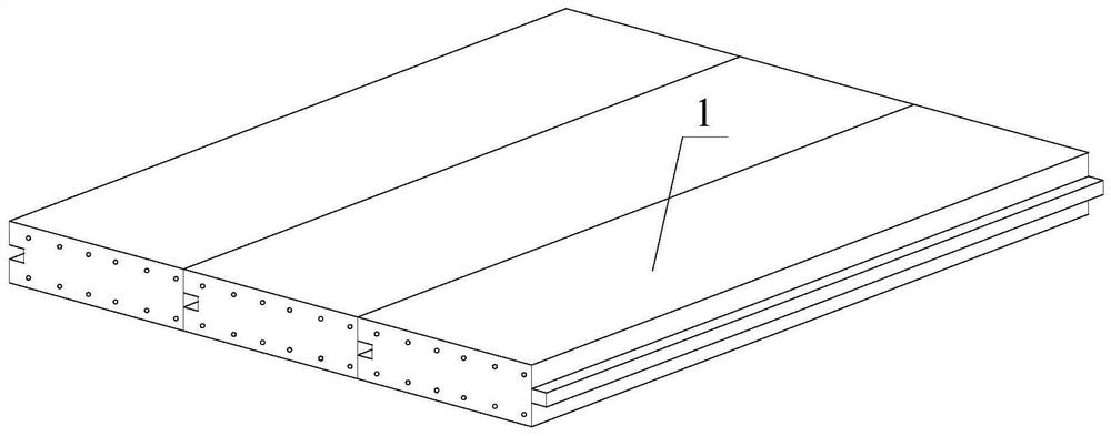 Combined-type autoclaved aerated concrete floor slab