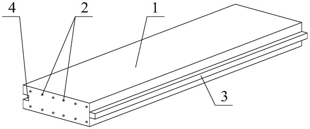 Combined-type autoclaved aerated concrete floor slab