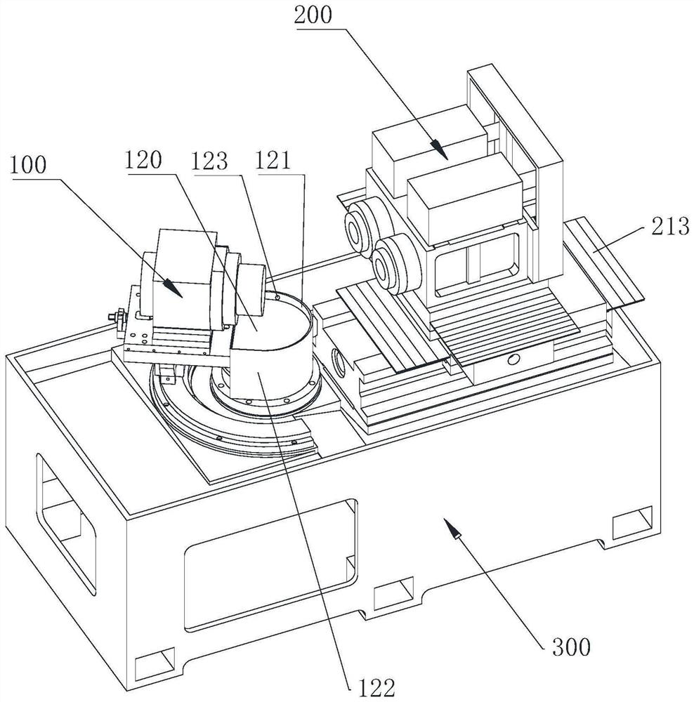 Special high-precision arc channel composite milling machine for bell housing