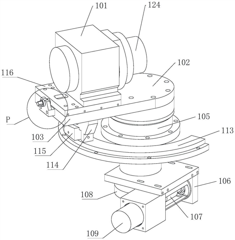 Special high-precision arc channel composite milling machine for bell housing