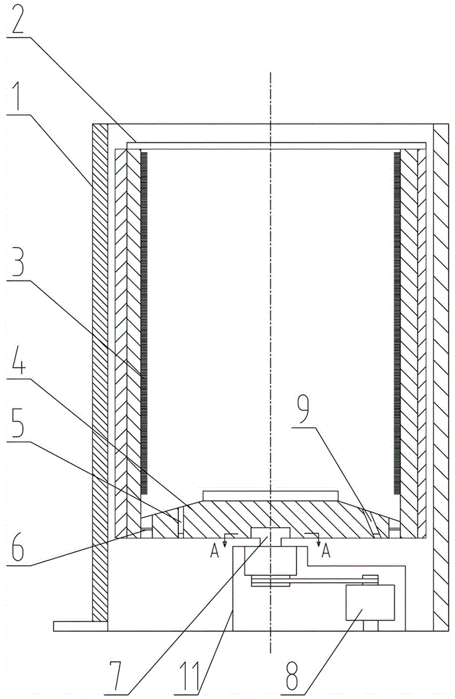 Cleaning device for aquatic products