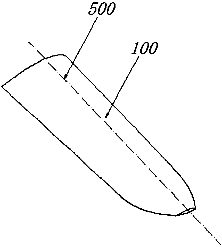 Blade tip extending structure and method of wind power blade