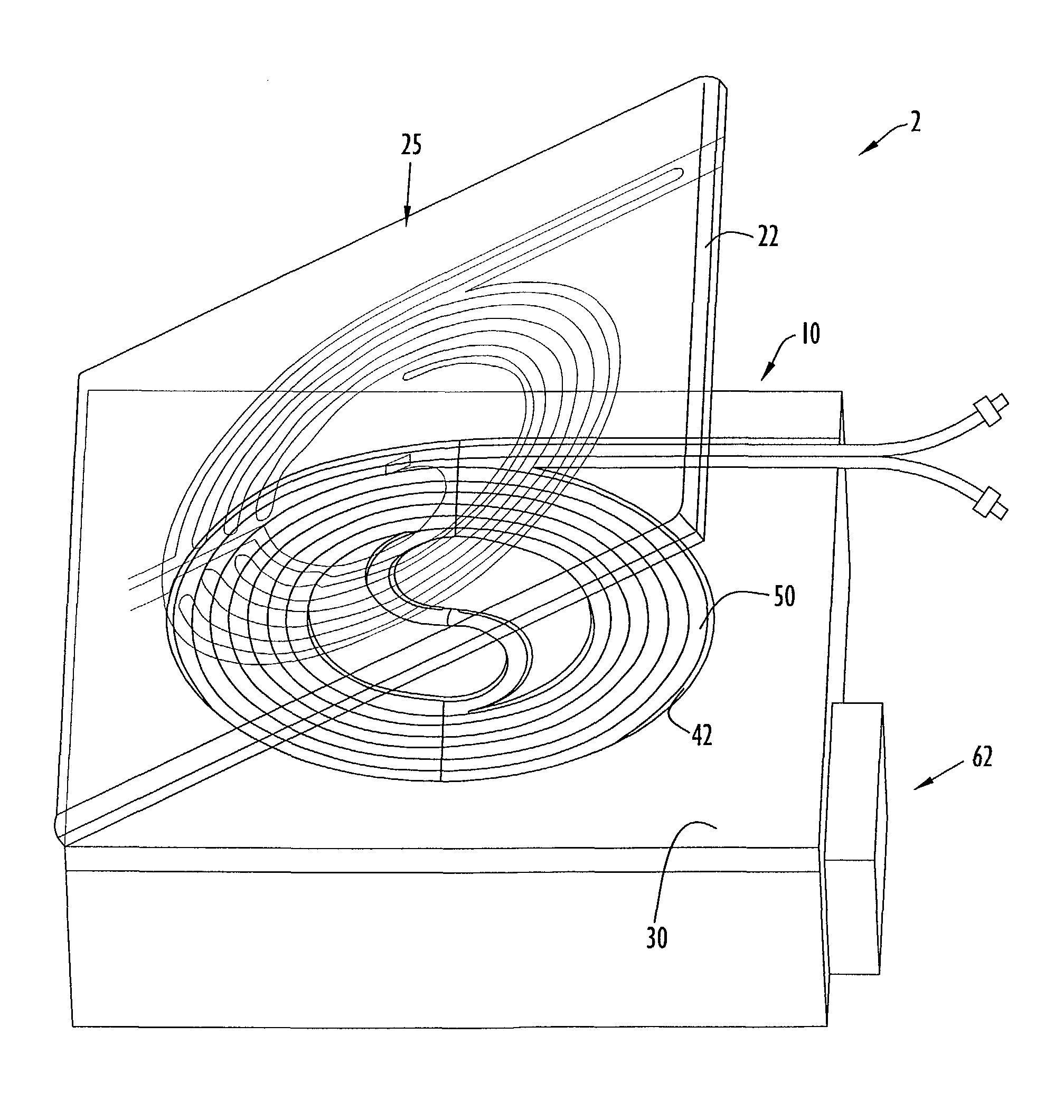 Method and apparatus for heating solutions within intravenous lines to desired temperatures during infusion