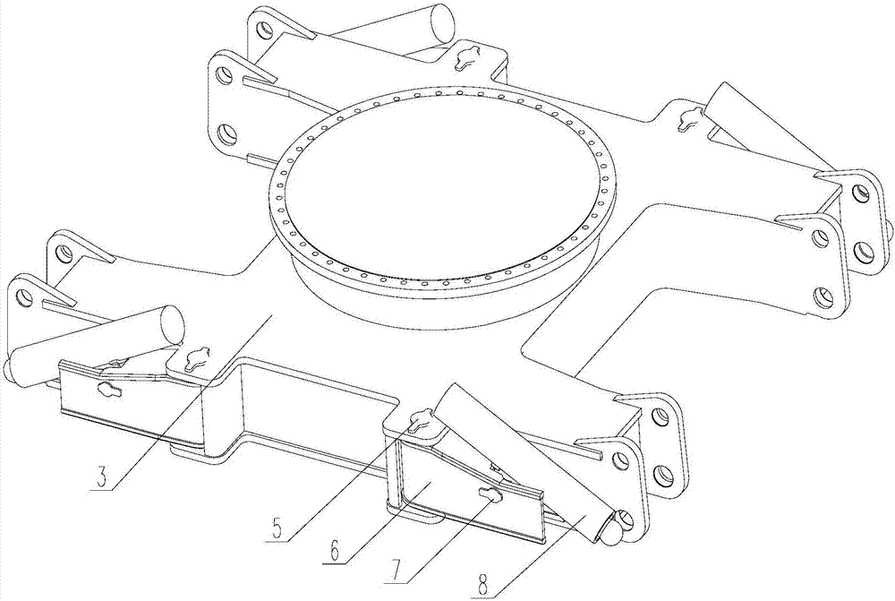 Self-loading and self-unloading type crawler chassis