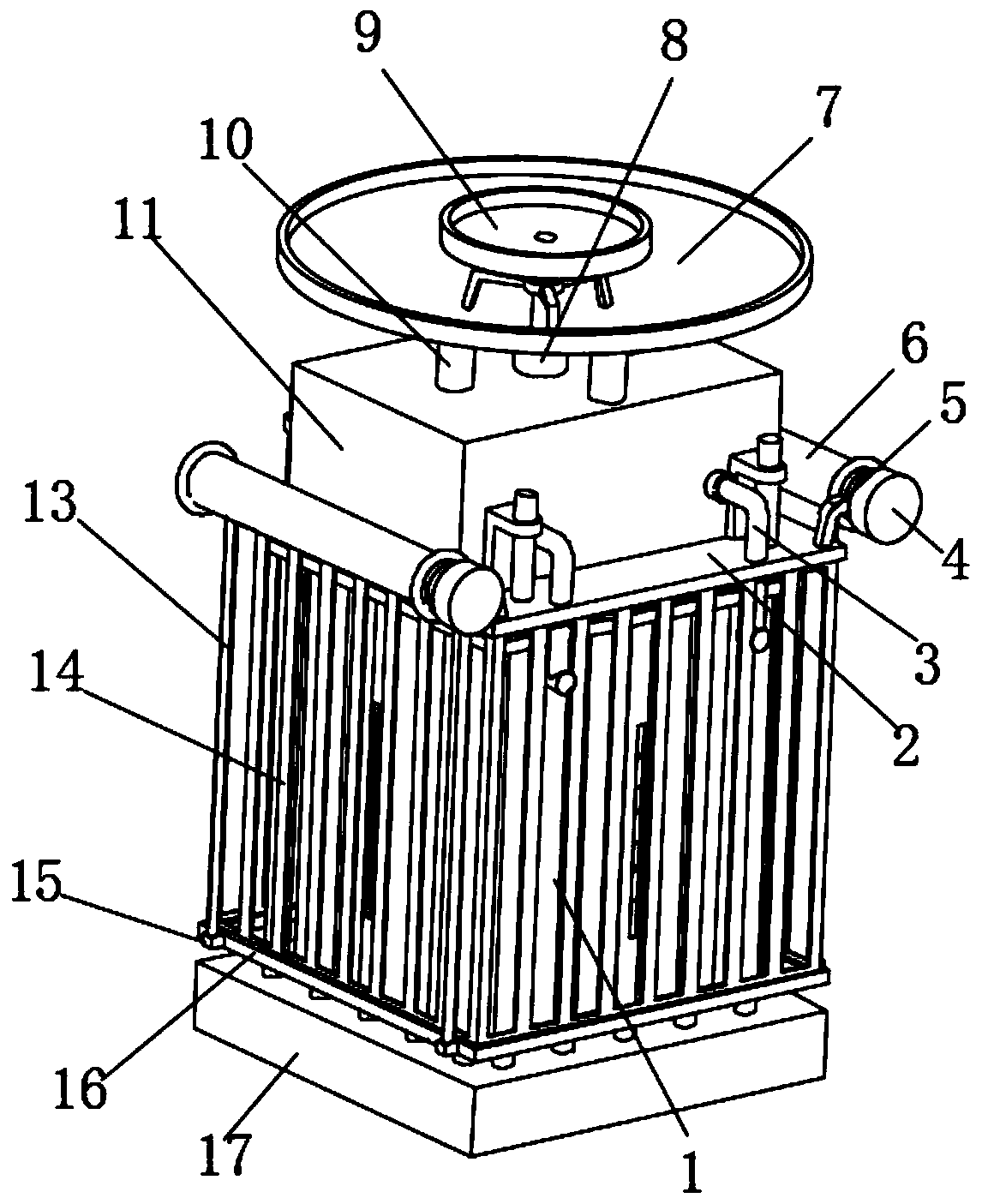 Distribution box protection structure and distribution box