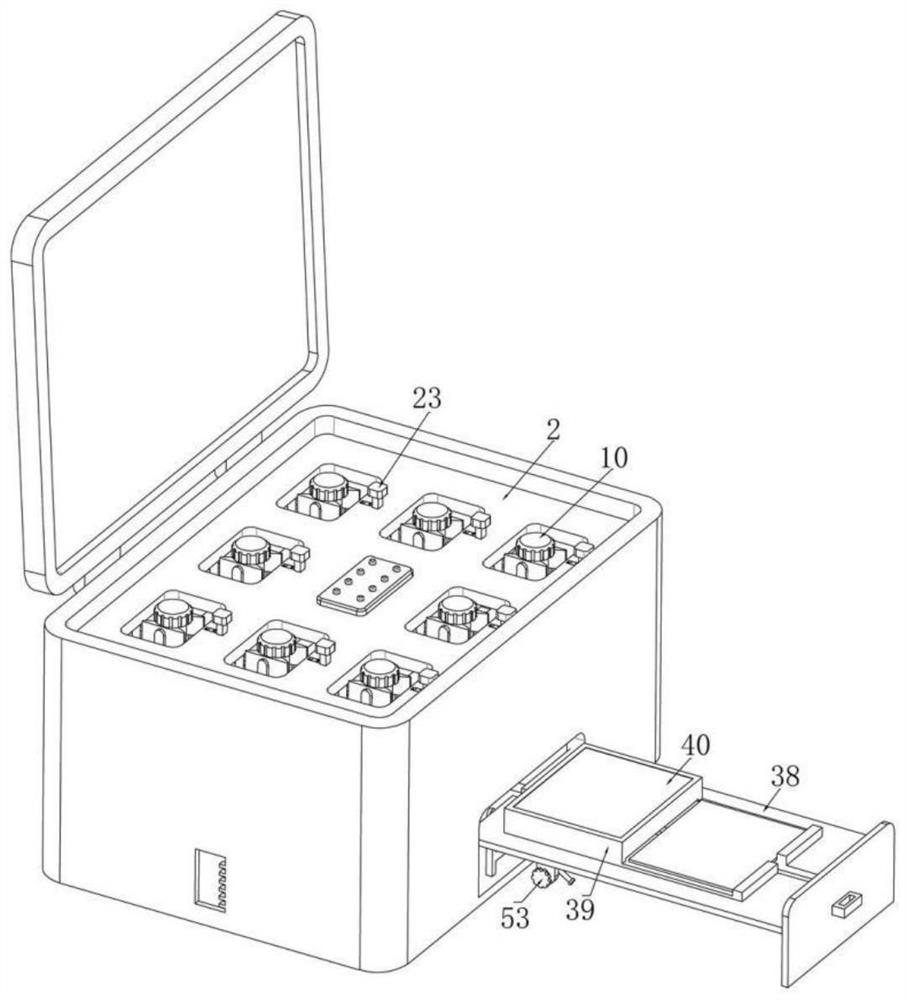 Blood collection device for hemodialysis nursing